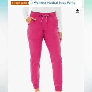 Hot pink joggers, worn once